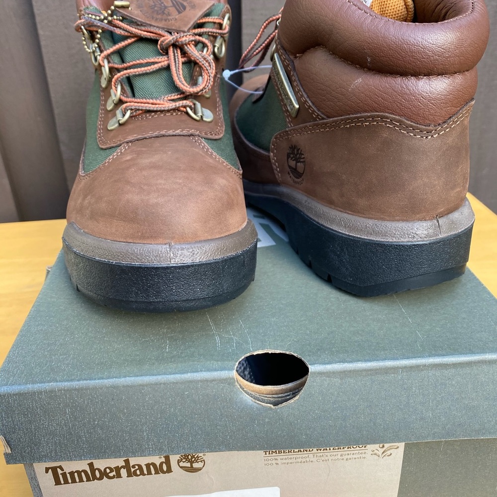 Timberland Mens Waterproof Field Brown Nubuck boot - Picture 4 of 4